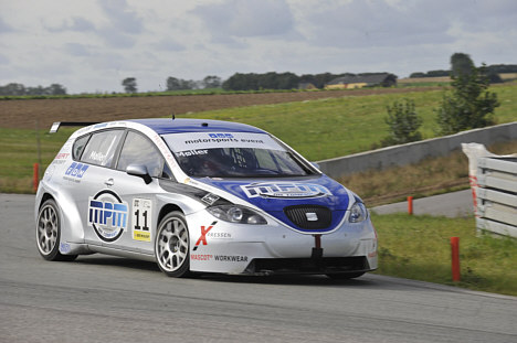 Jens Møller kæmpede med at finde farten på Ring Djursland.